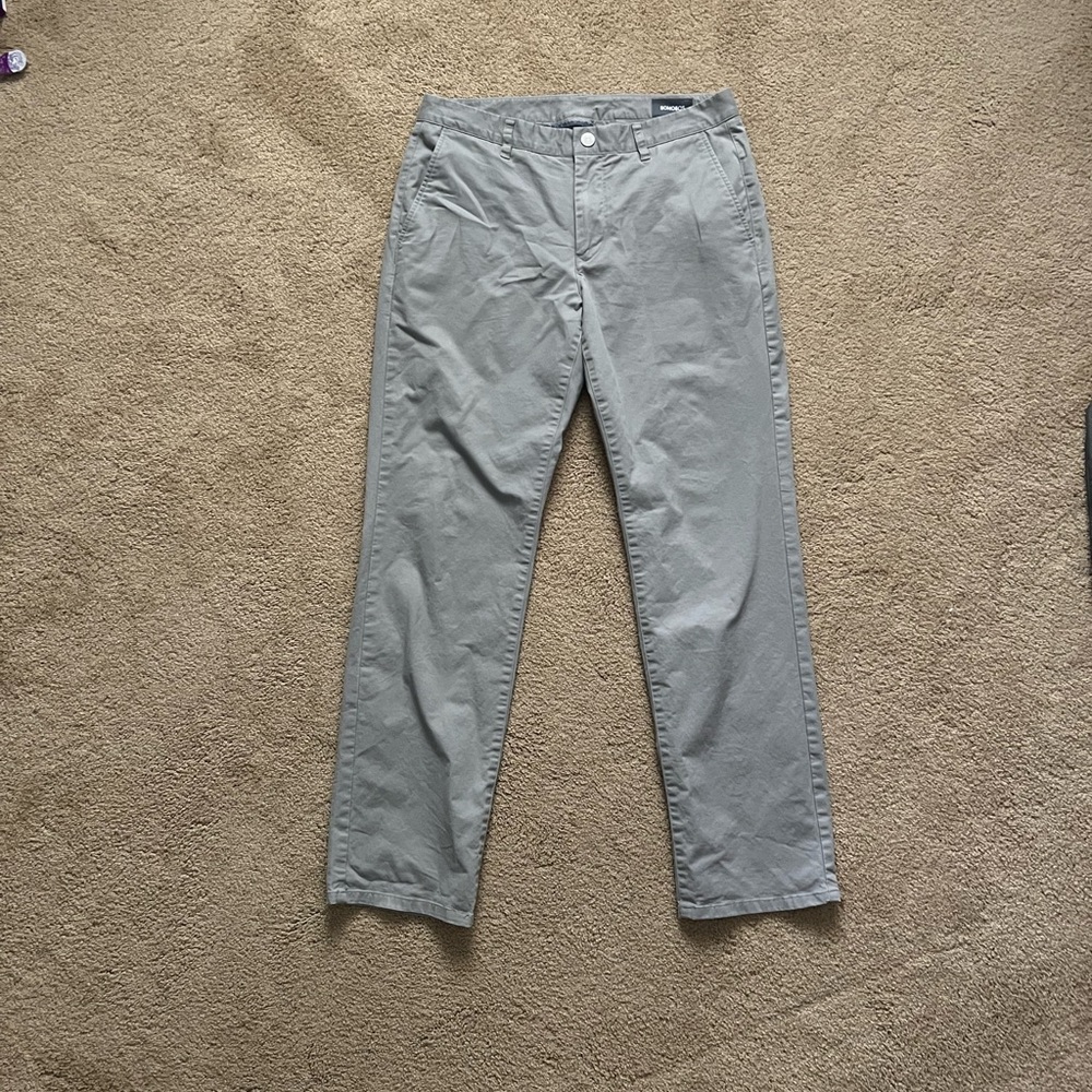 Bonobos Straight Leg Chino Pants Light gray 32/32